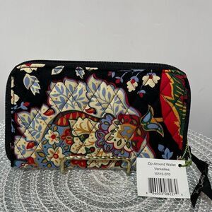 Vera Bradley Zip Around Wallet Versailles NWT